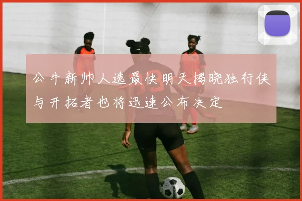 公牛新帅人选最快明天揭晓独行侠与开拓者也将迅速公布决定