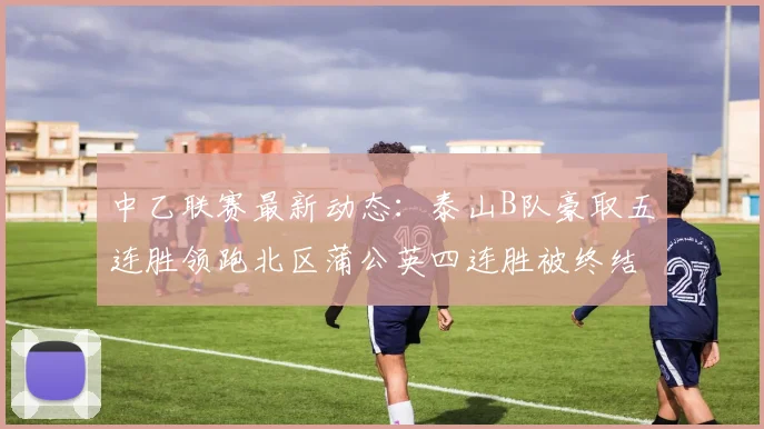 中乙联赛最新动态：泰山B队豪取五连胜领跑北区蒲公英四连胜被终结